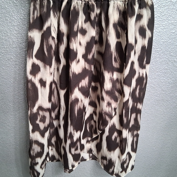 NWT Soprano Faux Wrap Animal Print Mini Dress    Size S - Picture 9 of 14